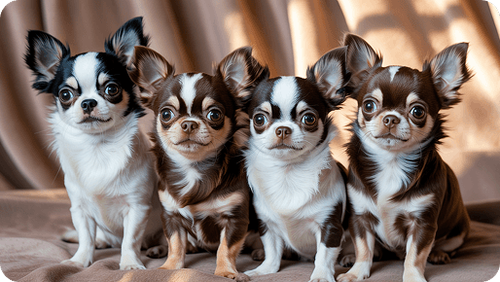 Parti Color Chihuahuas