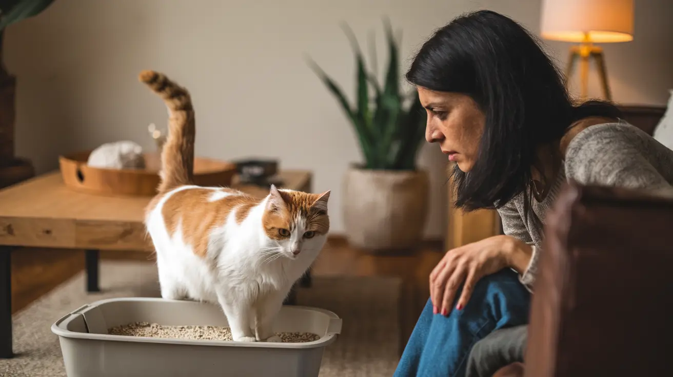 猫の不適切な排尿：原因と対処法