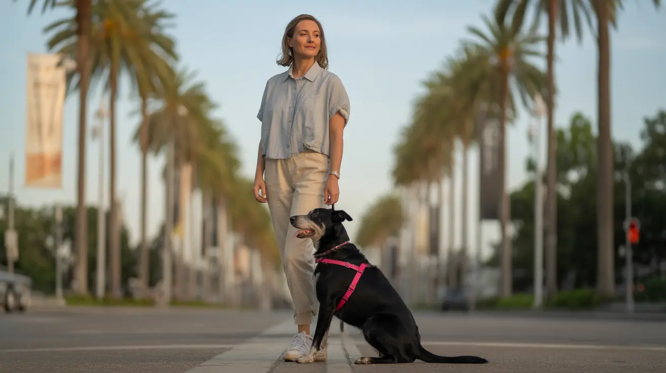 Pet owners and various animals gathered outdoors at the Key West Wildlife Center for a blessing ceremony