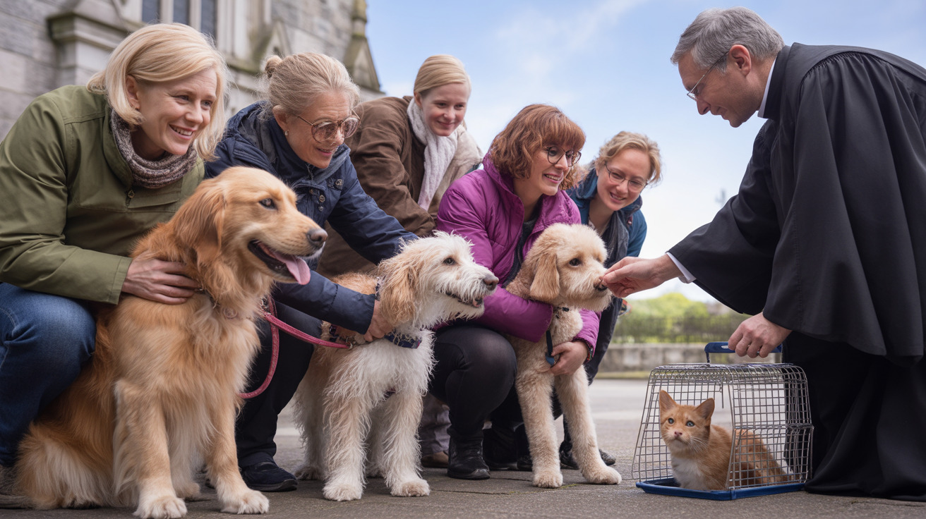 Local Blessing of the Animals Ceremony at Henderson Episcopal Church