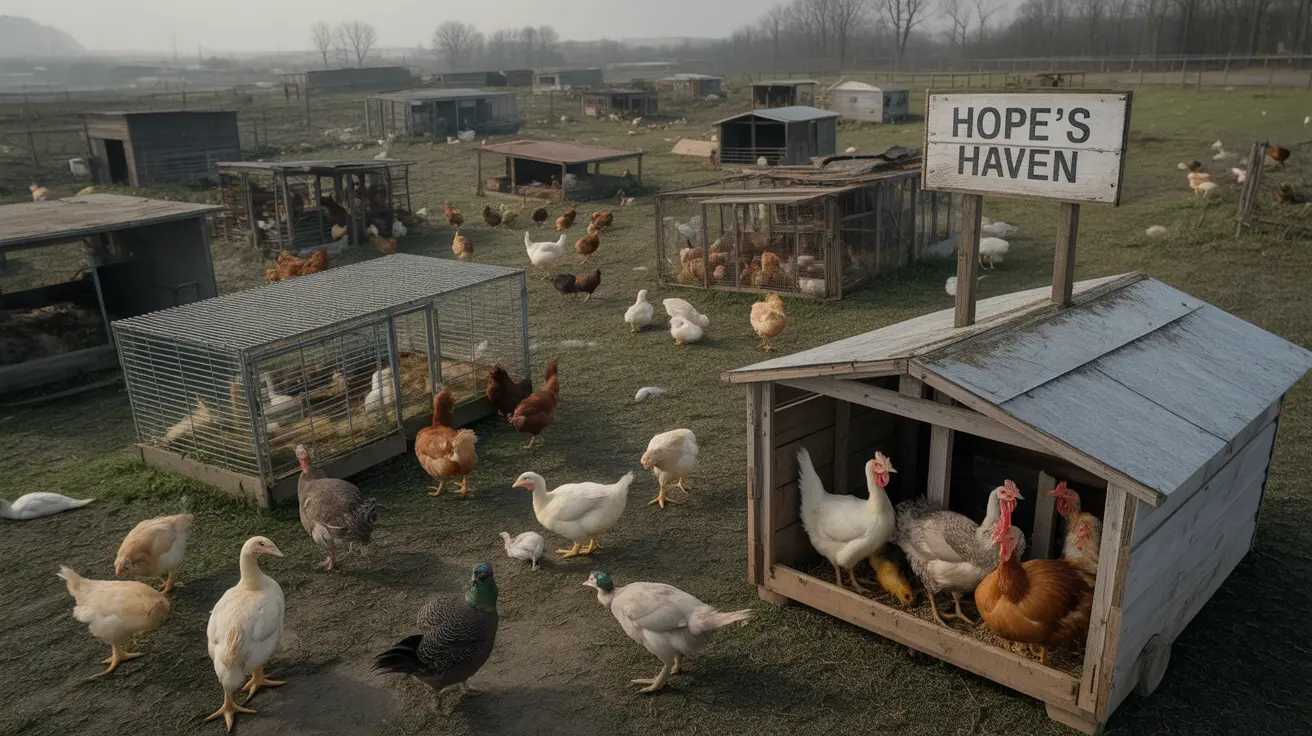 Rescued chickens, turkeys, and ducks in Massachusetts animal cruelty intervention