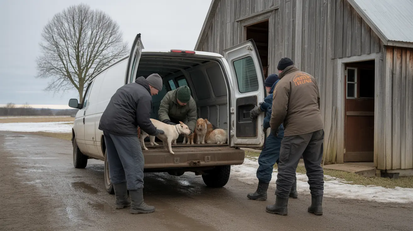 Animals rescued in Granville New York animal neglect case