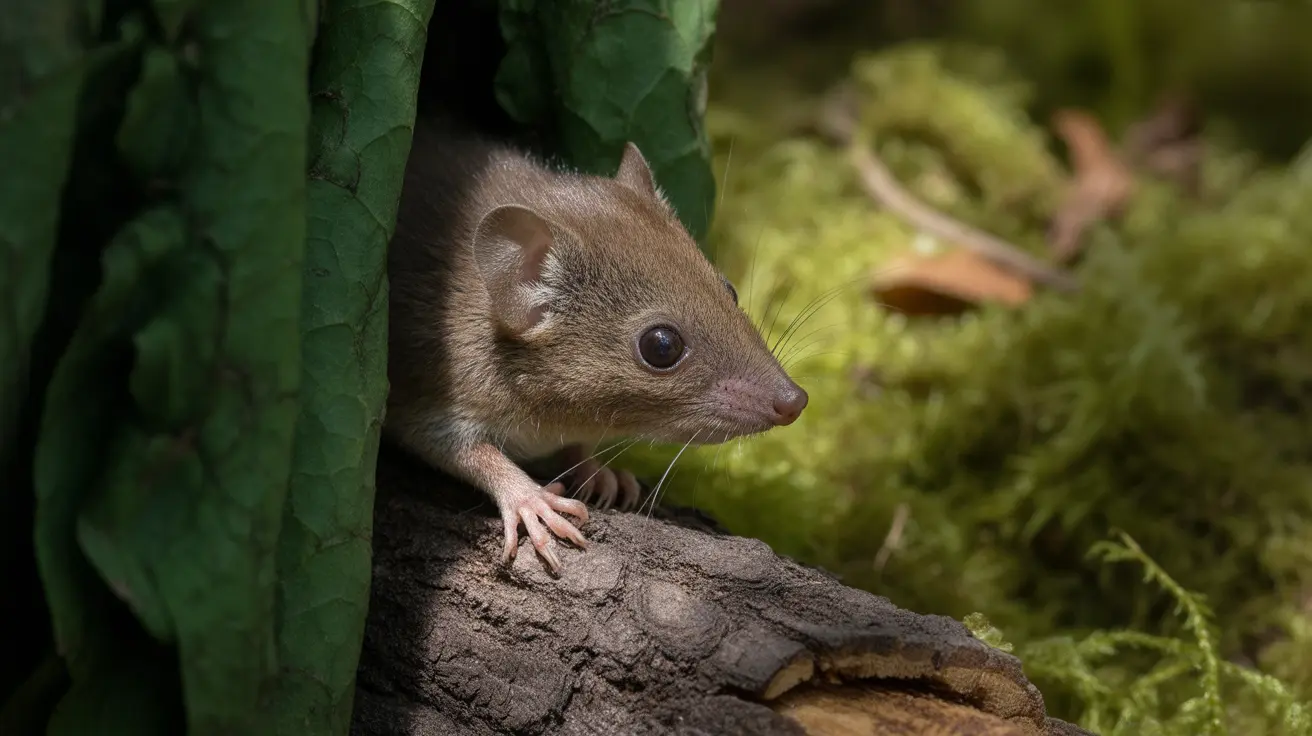 Australian antechinus marsupial mating behavior in natural forest habitat