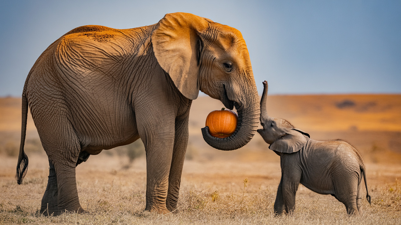 L'écrasement annuel des citrouilles au zoo de l'Oregon enchante animaux et visiteurs