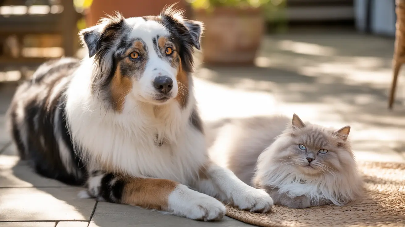 Berger australien et chat : réussir une cohabitation harmonieuse