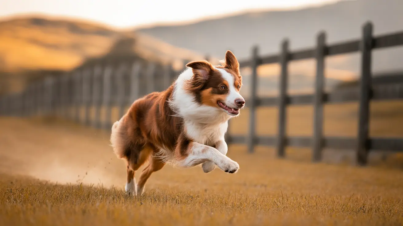 オーストラリアンシェパードの走る速さ：この牧羊犬はどれくらい速く走れる？