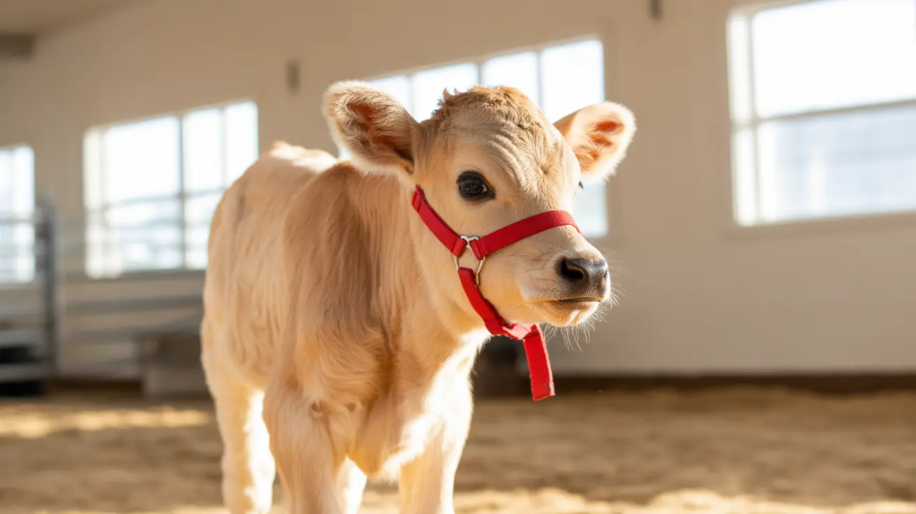 Baby farm animals including cows and goats visiting seniors in a nursing home for therapy