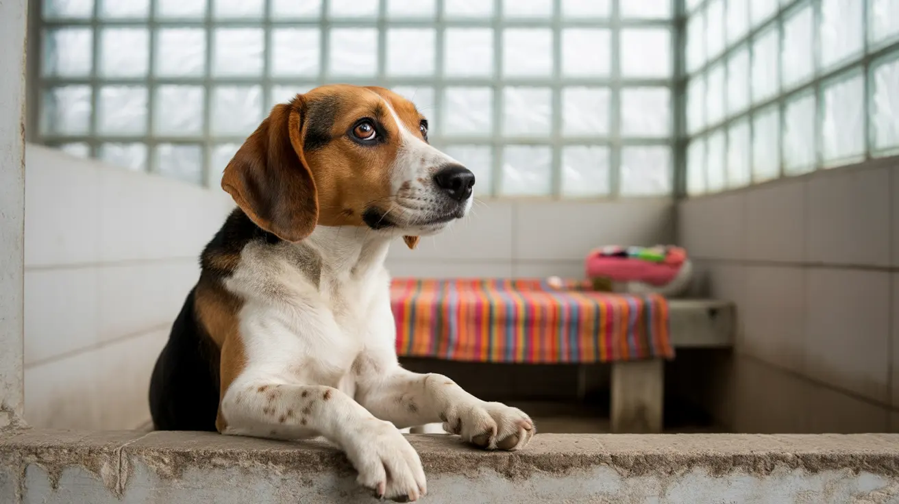Homeless pet owner with their dog in Washington DC outdoors