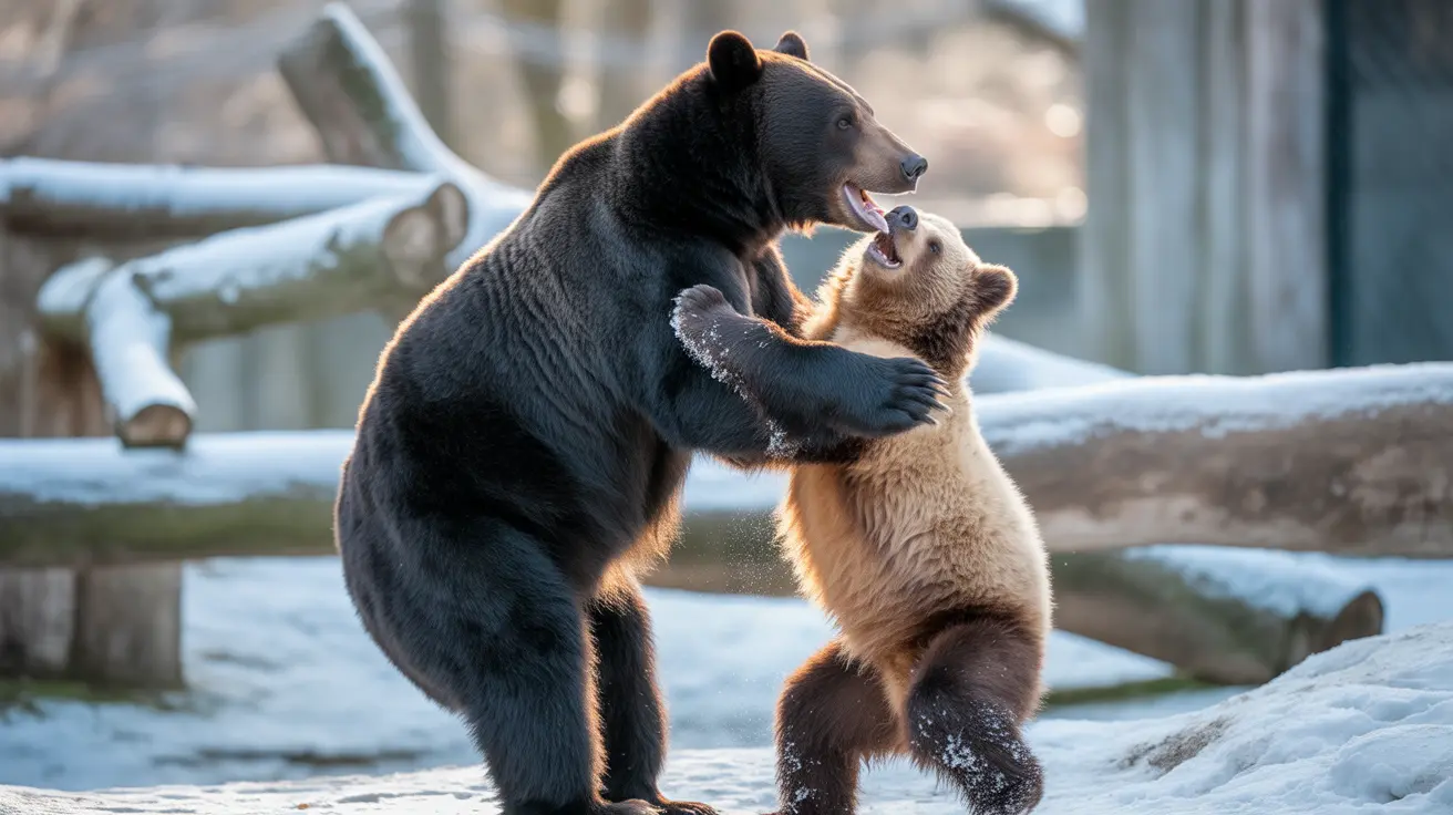 Cincinnati Zoo Winter Animals Delight in Season's First Major Snowfall