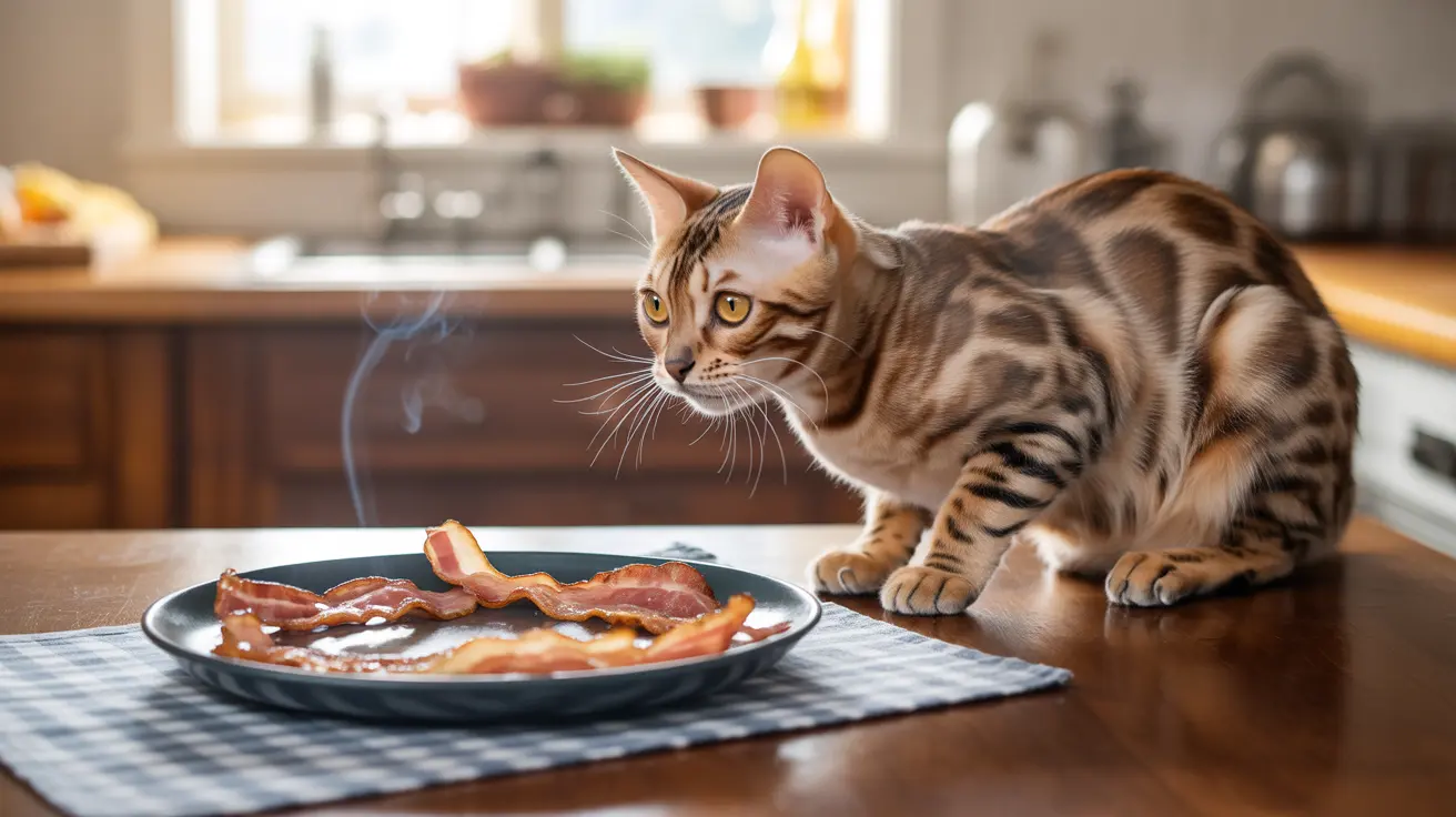 ¿Los gatos pueden comer bacon?