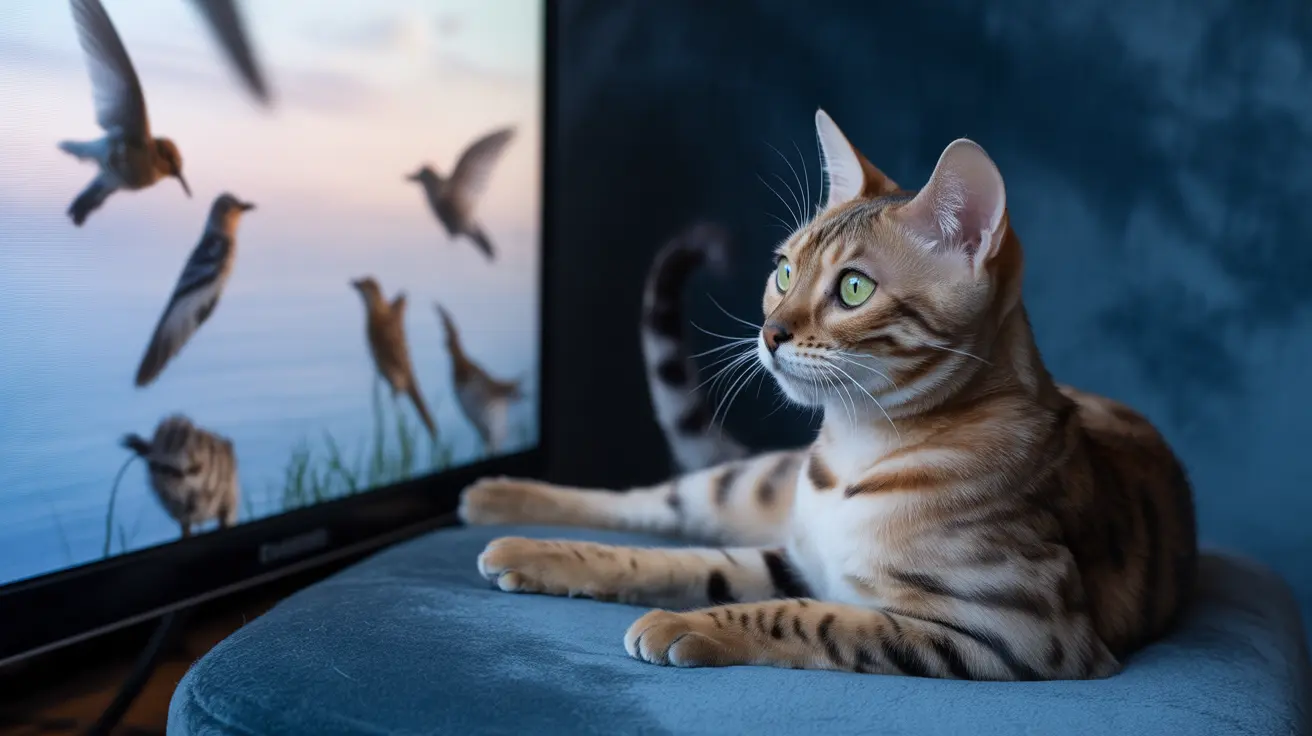 Cómo los gatos procesan las imágenes de la televisión