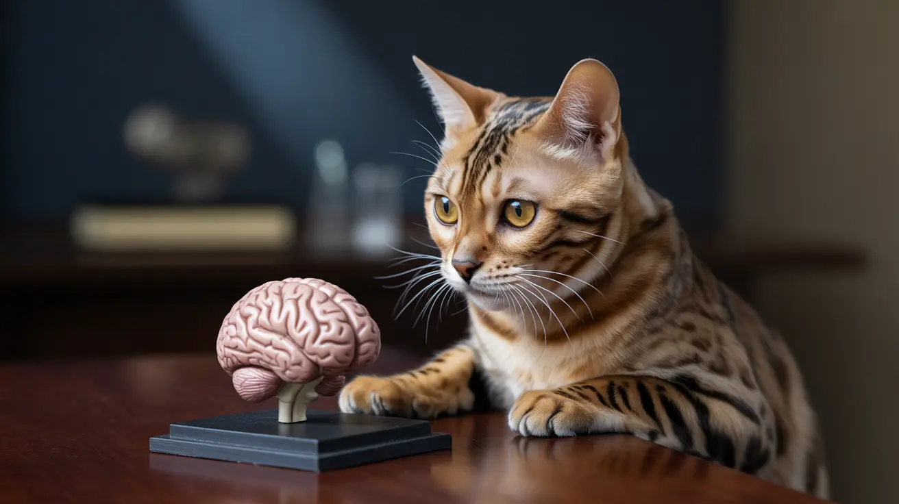 Dimensiones físicas del cerebro de un gato