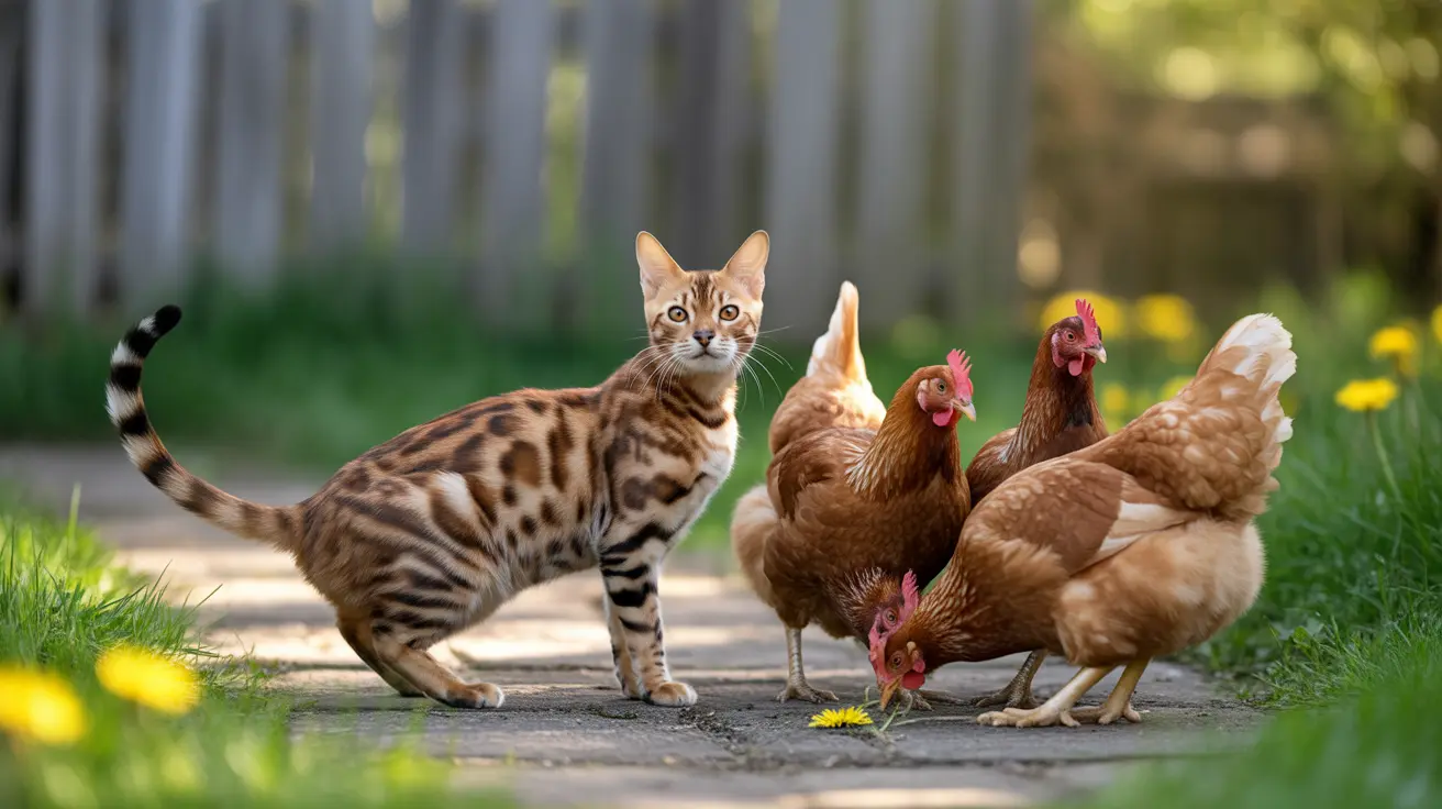 La verdad sobre los gatos como protectores de gallinas