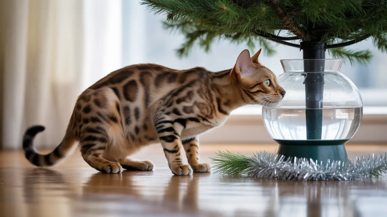 ¿Es peligrosa el agua del árbol de Navidad para los gatos? Guía completa de seguridad