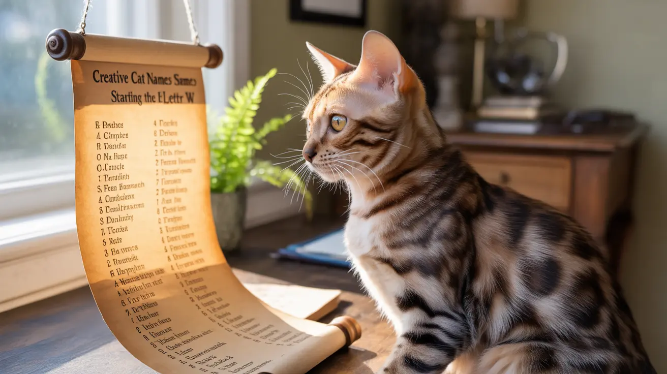 150+ Creative Cat Names That Start With W: Popular & Unique Ideas