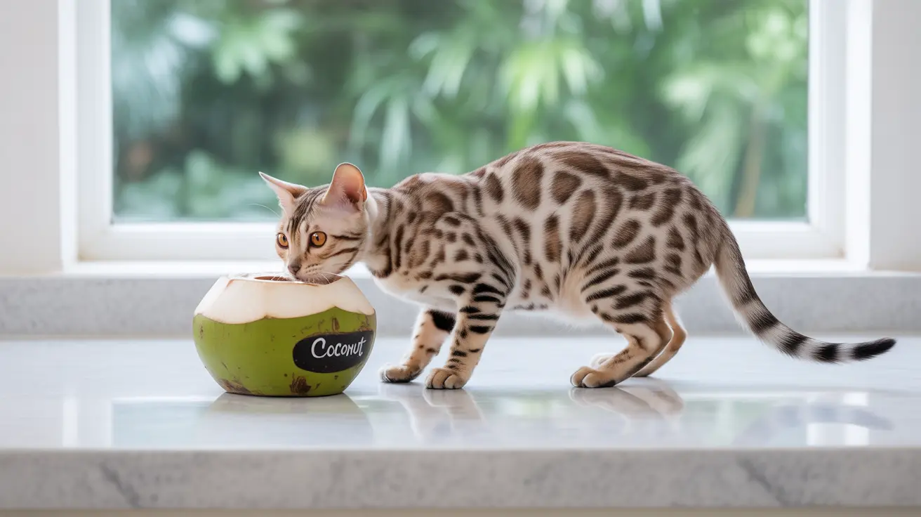 猫にココナッツウォーターを与えても大丈夫？安全性ガイド