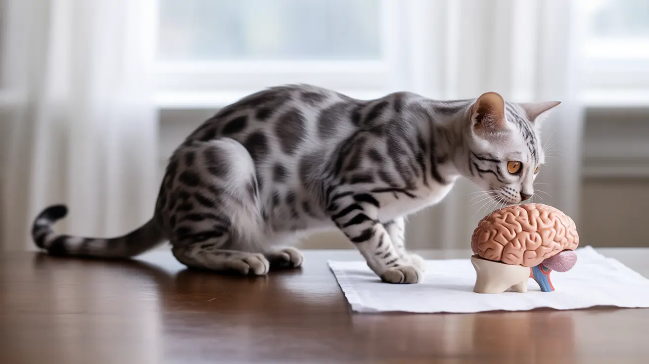 Dimensiones físicas del cerebro de un gato