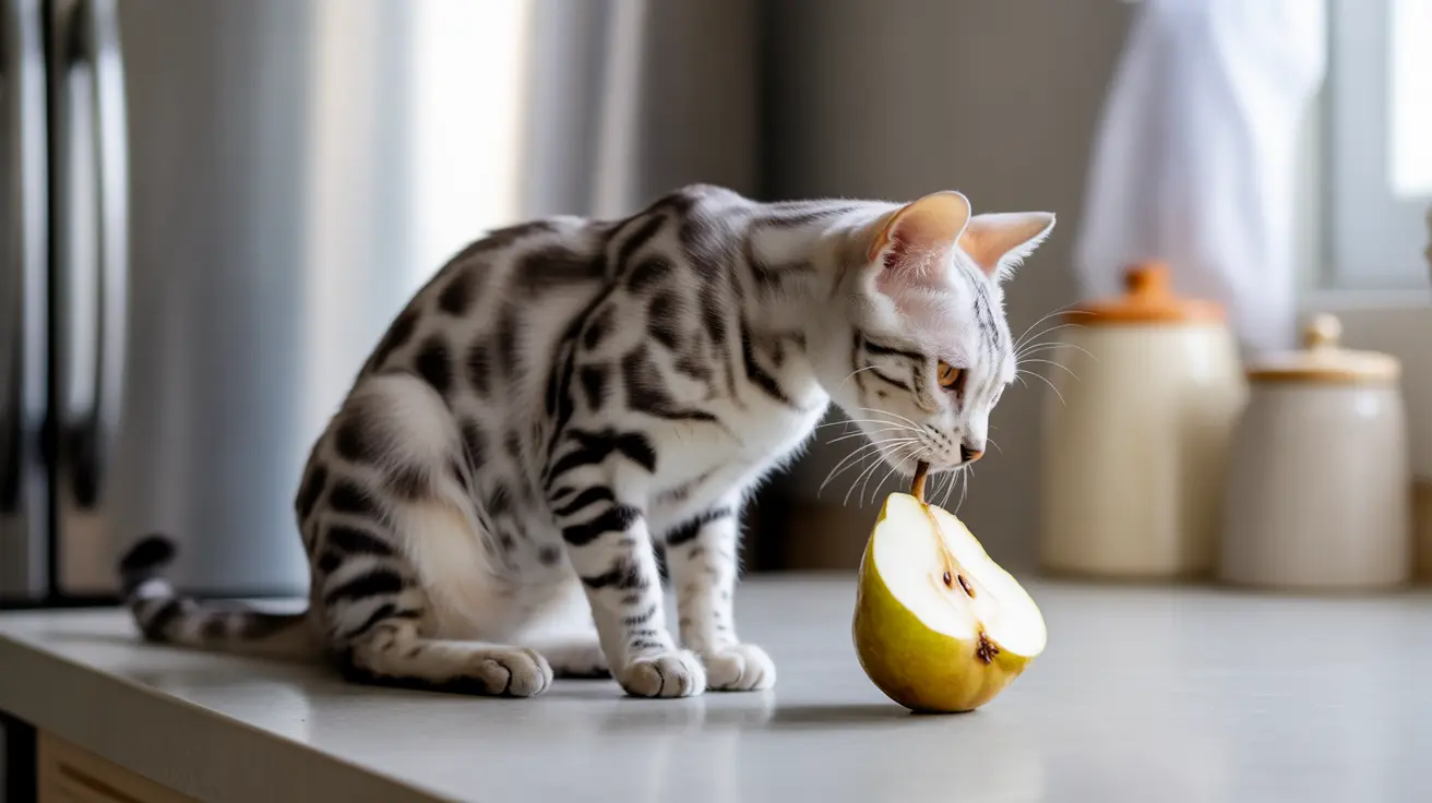 猫は梨を食べても大丈夫？愛猫に梨を与えるための完全ガイド