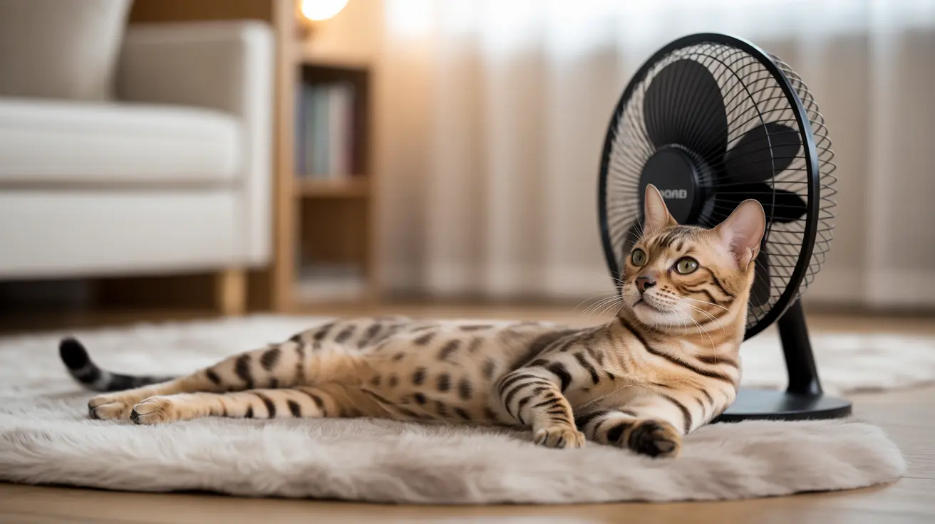 ¿A los gatos les gusta el ventilador? Beneficios, riesgos y consejos