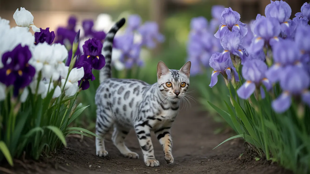 Iris toxique pour les chats : symptômes, risques et réactions à adopter