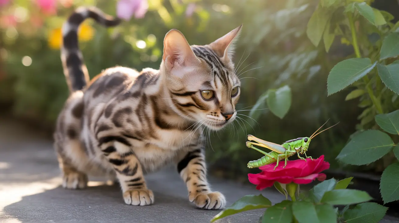 猫はバッタを食べても大丈夫？安全性と栄養の完全ガイド