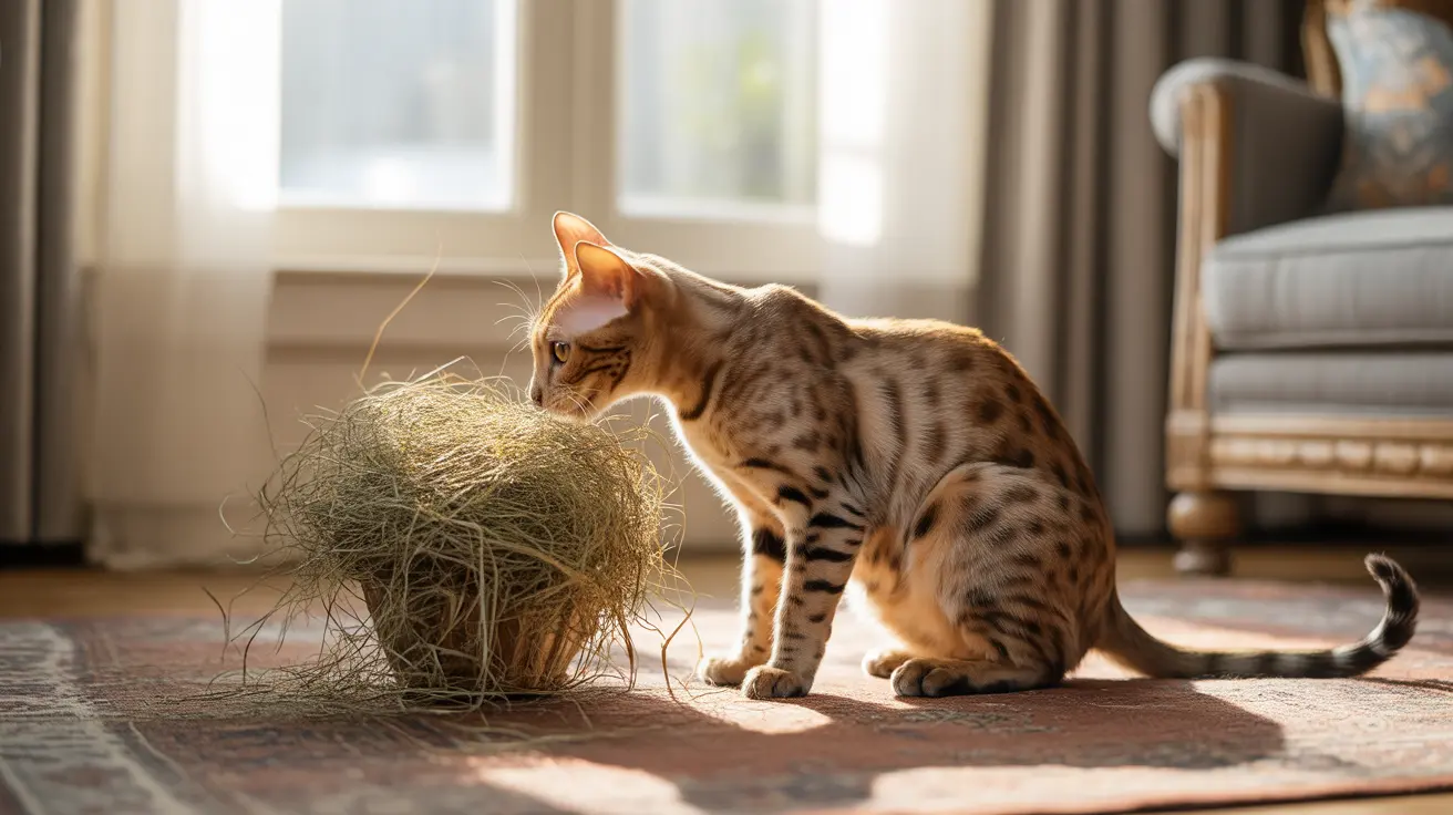 Comprendiendo por qué los gatos pueden comer heno