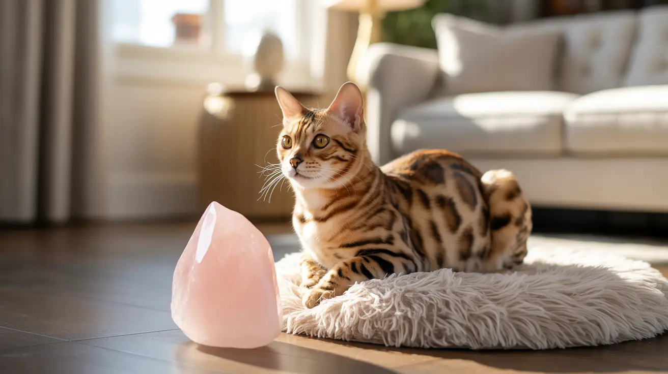 猫のためのクリスタルヒーリング完全ガイド：効果・安全性・活用法