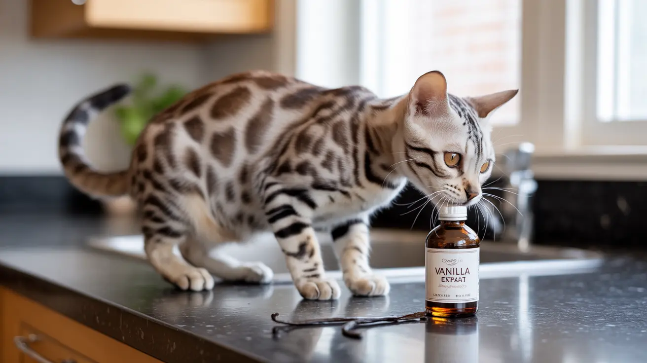 Los gatos y el olor a vainilla