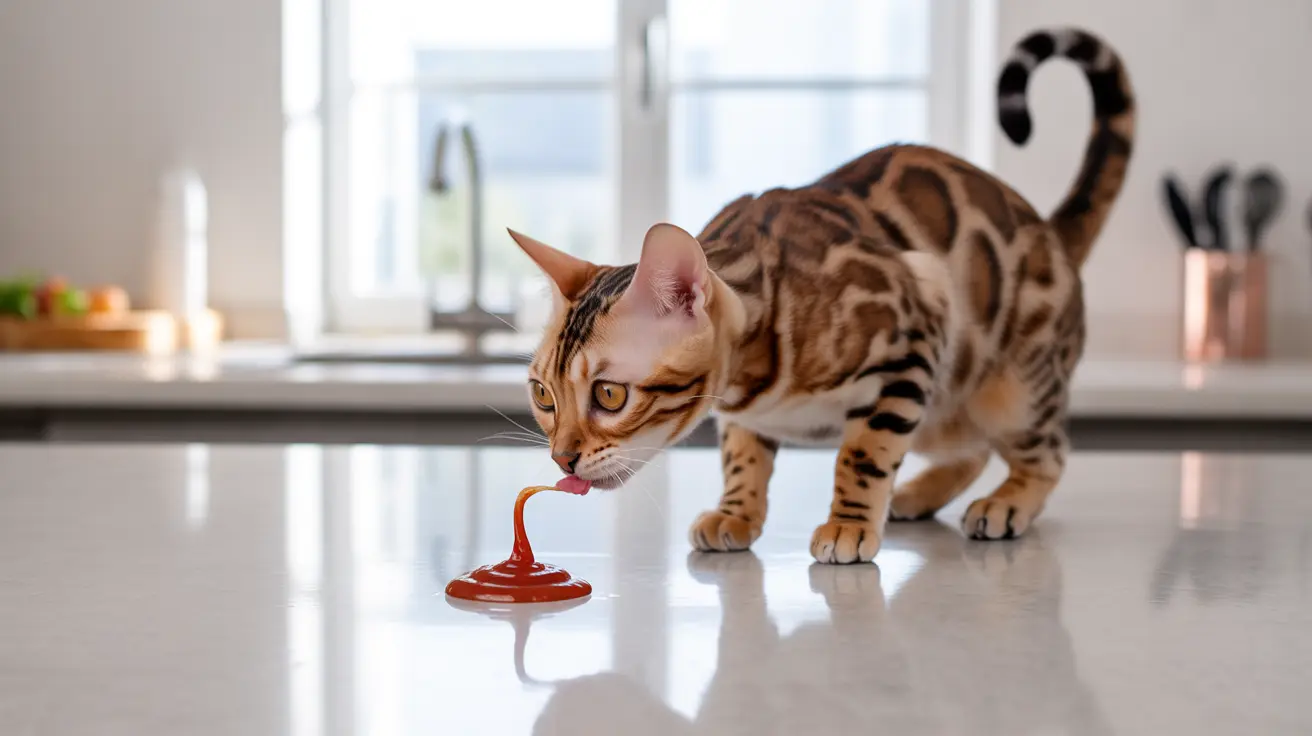 猫はケチャップを食べても大丈夫？獣医師が解説する猫とケチャップの安全性ガイド