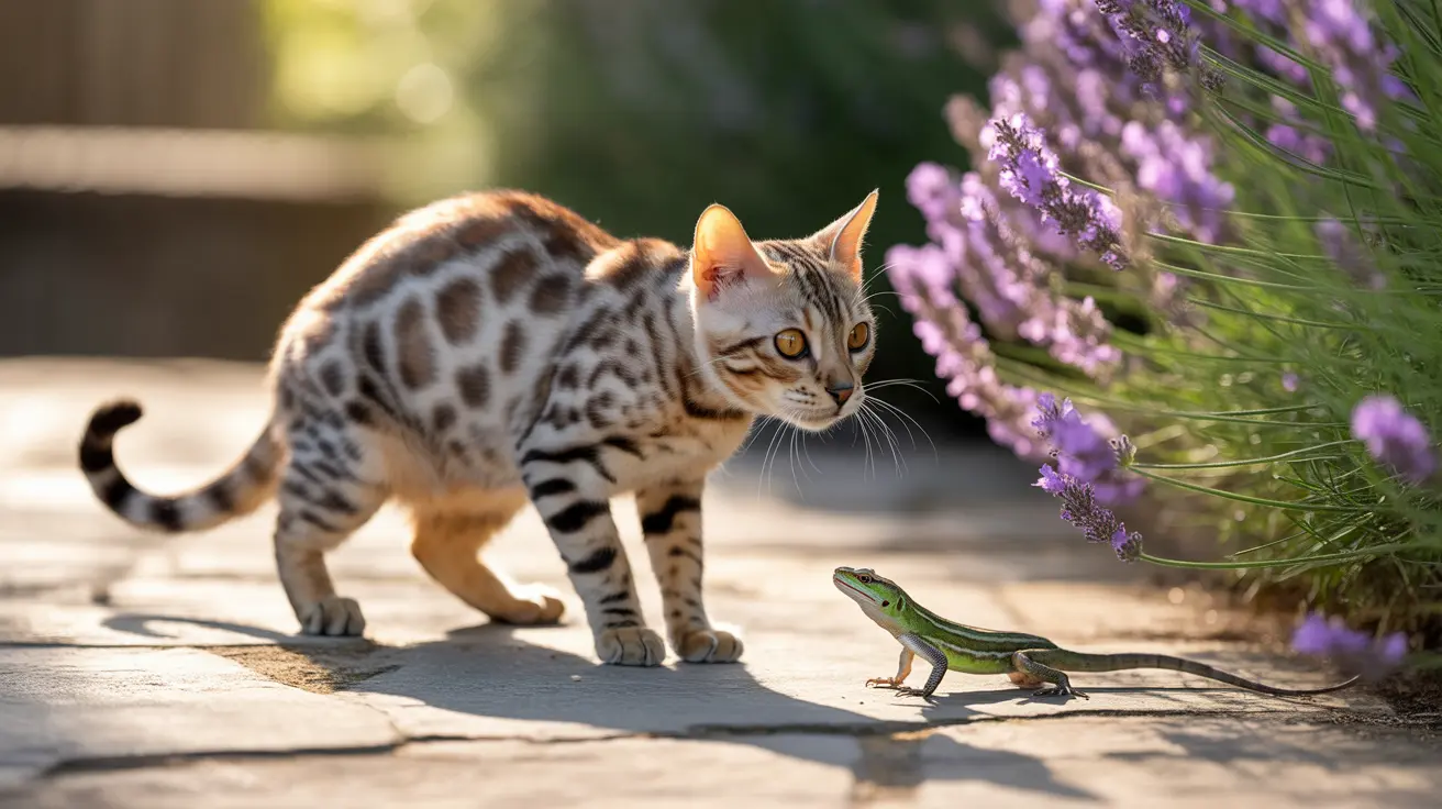 ¿Los gatos comen lagartijas? Riesgos para la salud y guía de seguridad para dueños de mascotas