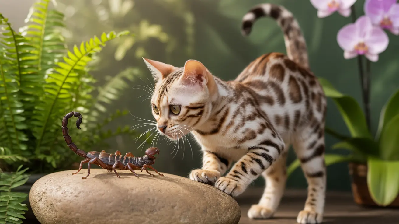 Comportamiento natural de caza de los gatos