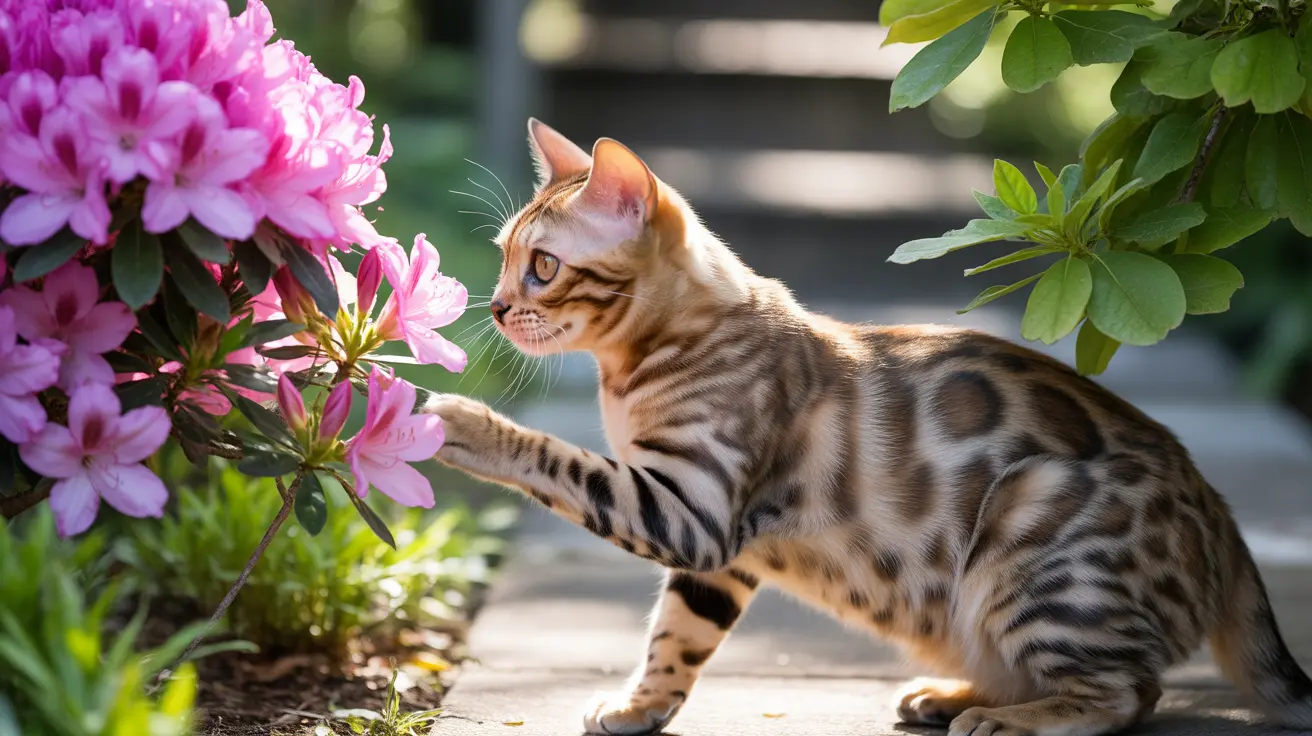 Azalée toxique pour chat : dangers, symptômes et prévention