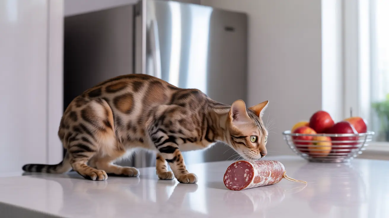 猫はサラミを食べてもいい？安全性とリスクを徹底解説