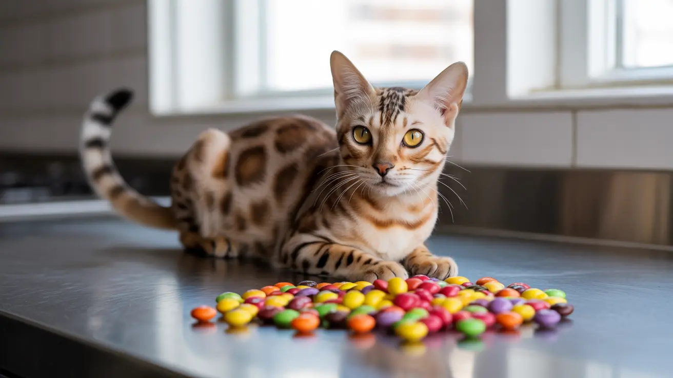 猫はスキットルズを食べていい？獣医師の視点で解説するキャンディの安全性