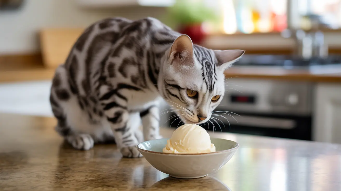 ¿Es seguro que los gatos coman helado de vainilla?