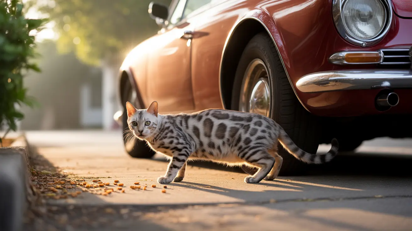 Comment faire sortir un chat caché sous une voiture : méthodes sûres et efficaces