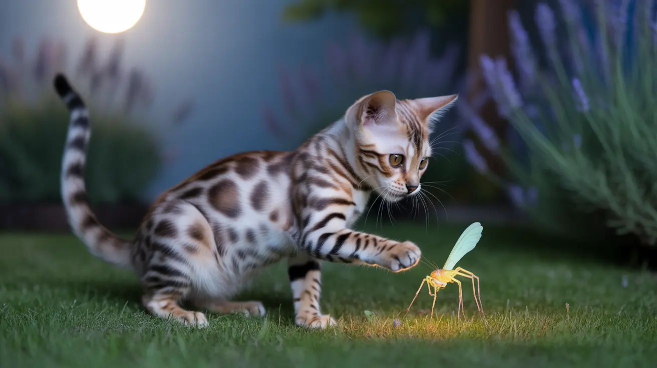 猫はホタルを食べても大丈夫？リスクと症状を徹底解説