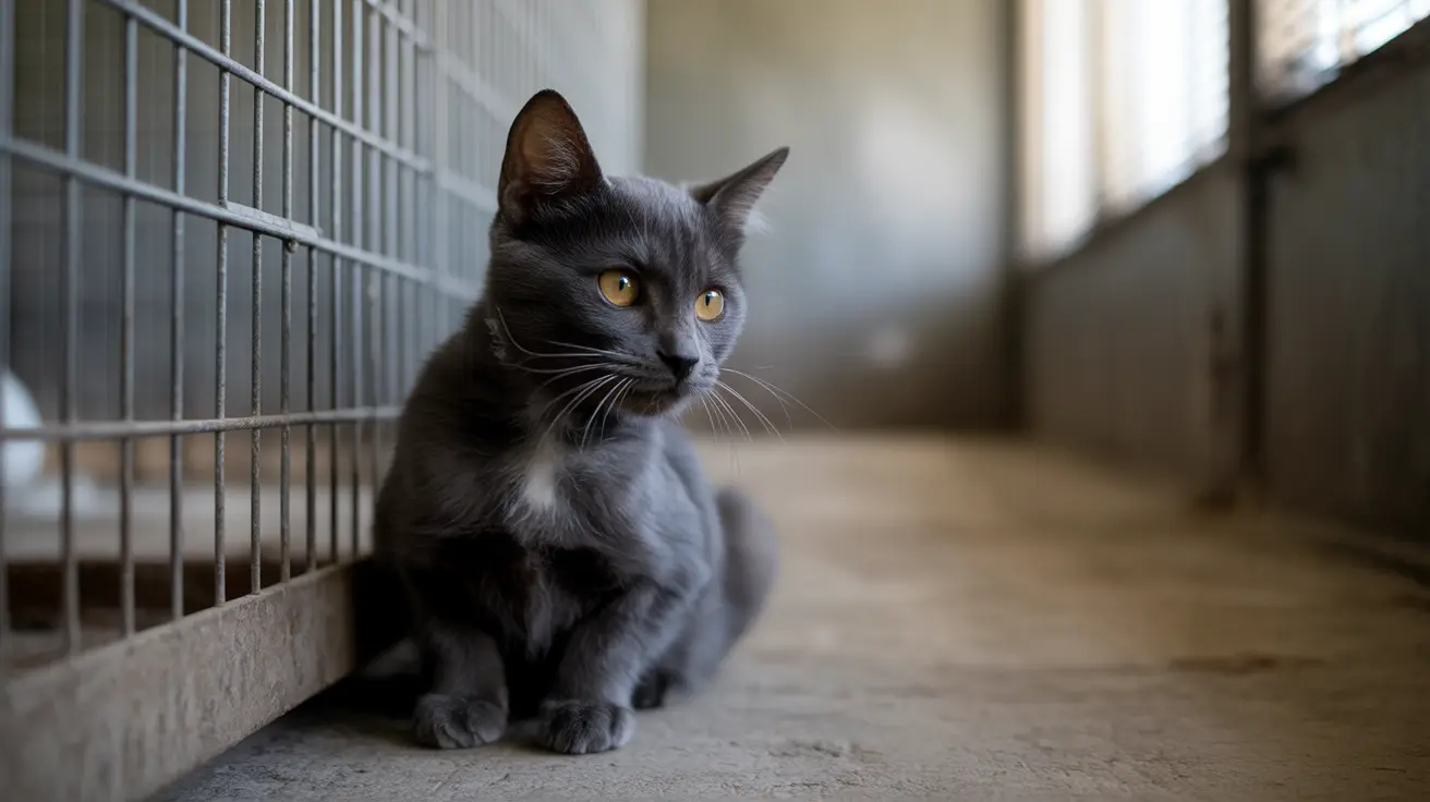 Farm animals including horses and livestock in poor conditions on a neglected rural farm