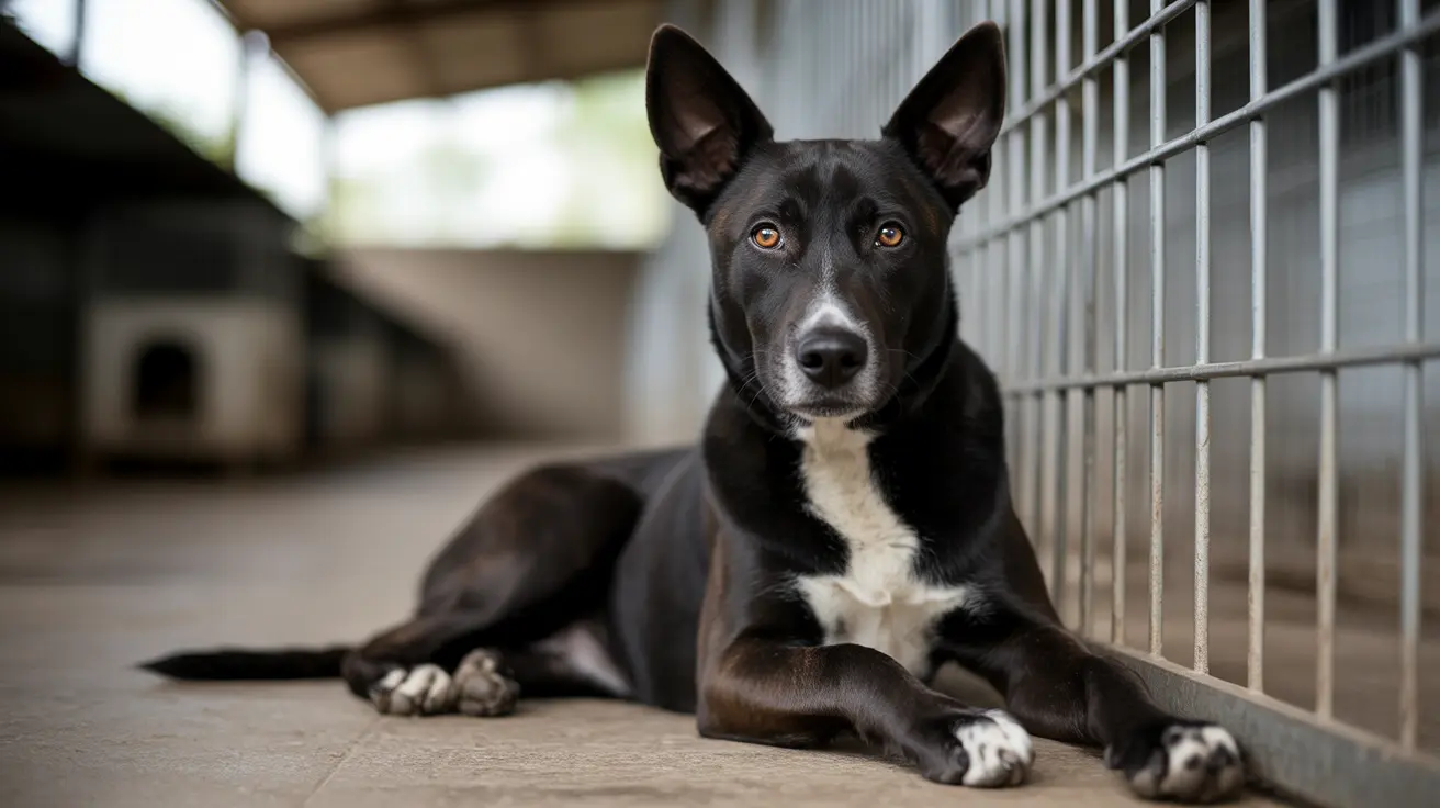 A group of dogs waiting for adoption at OC Animal Care shelter in Tustin