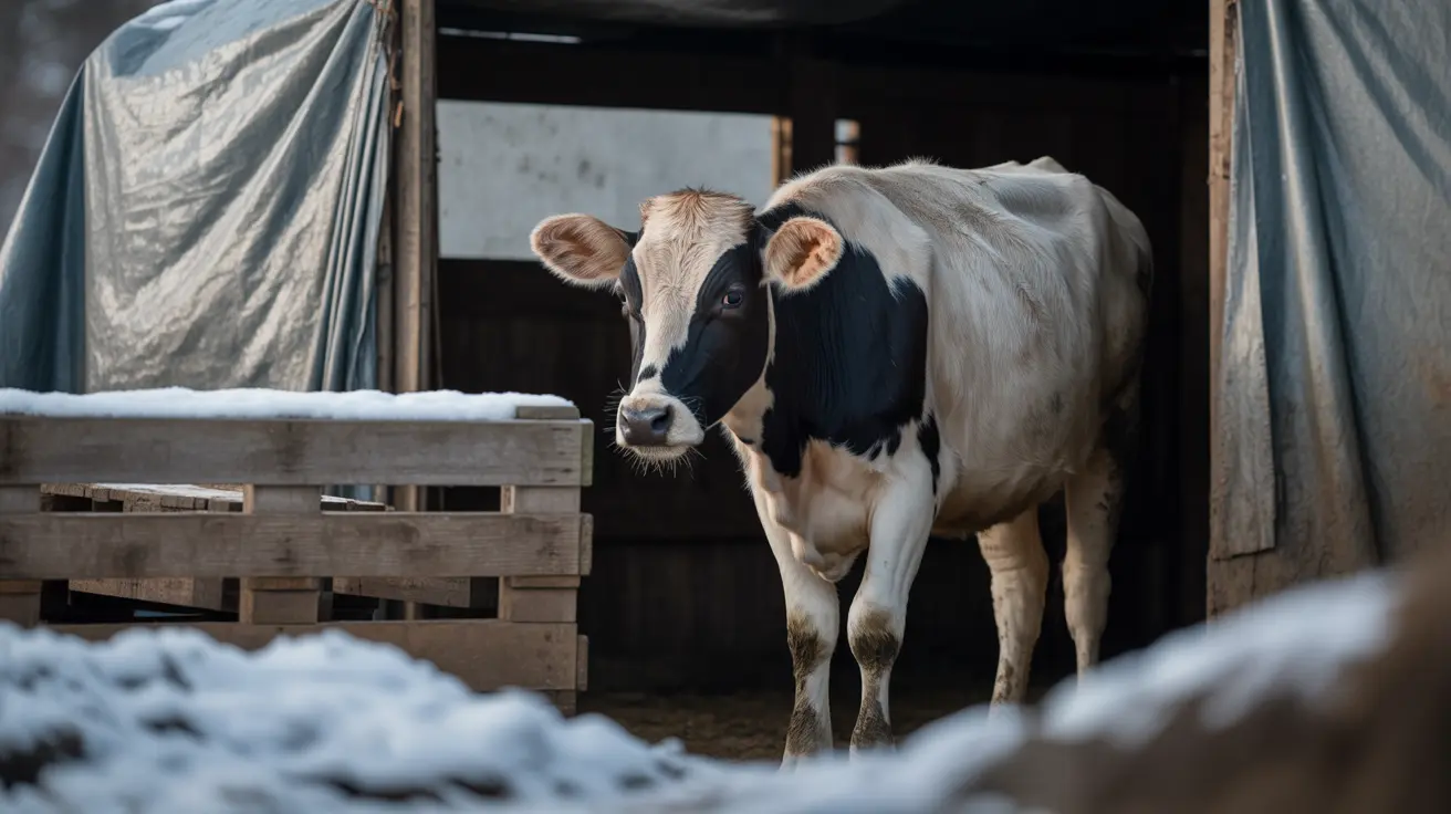 Emaciated cows rescued by MSPCA-Angell from Cloa's Ark animal sanctuary in Hadley