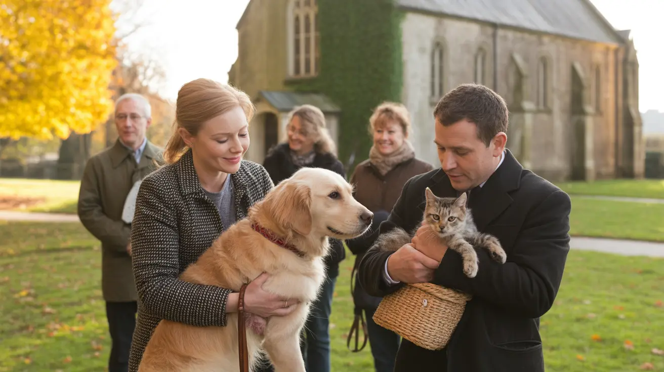 La bénédiction annuelle des animaux revient à l'église Saint John de Newport en octobre