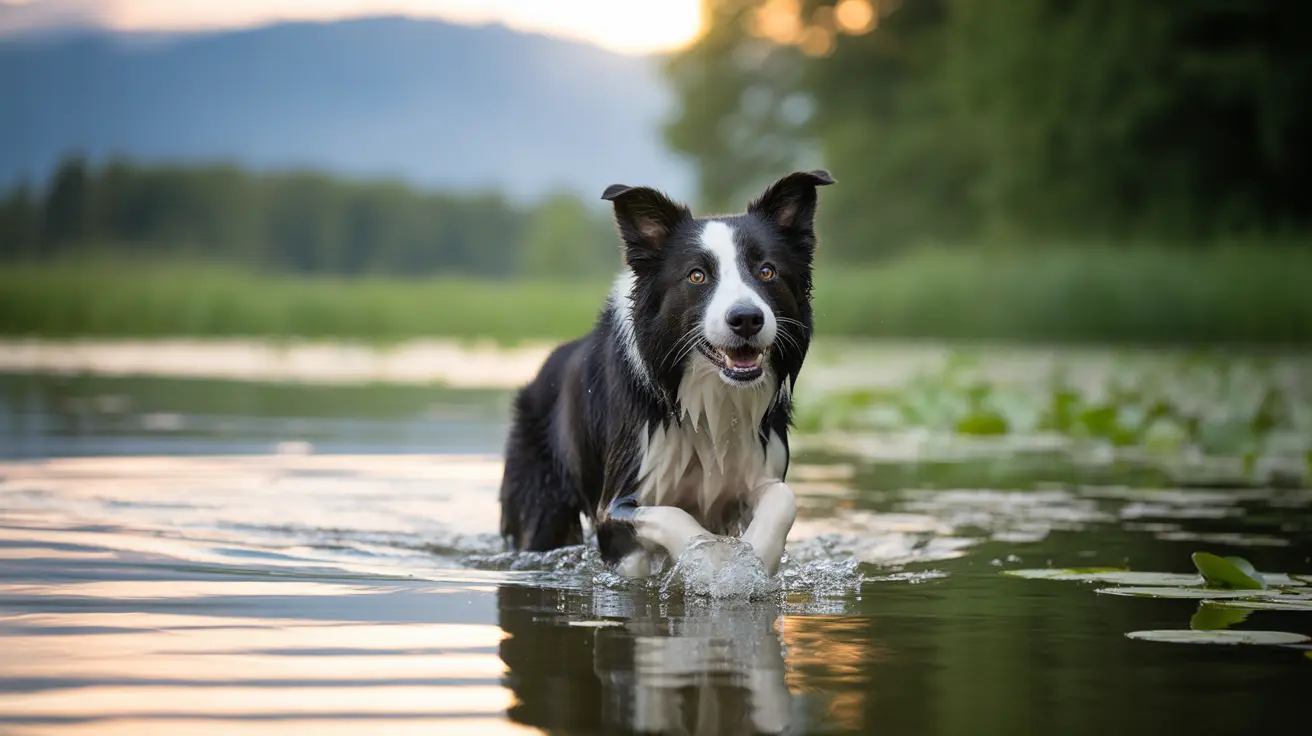 Border collie gosta de nadar? Veja dicas e cuidados essenciais