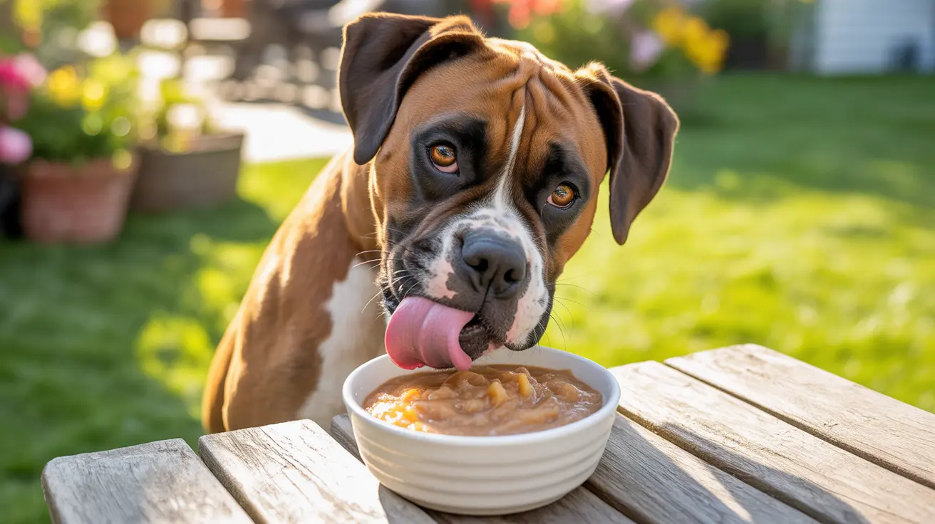 ¿Los perros pueden comer compota de manzana sin azúcar?
