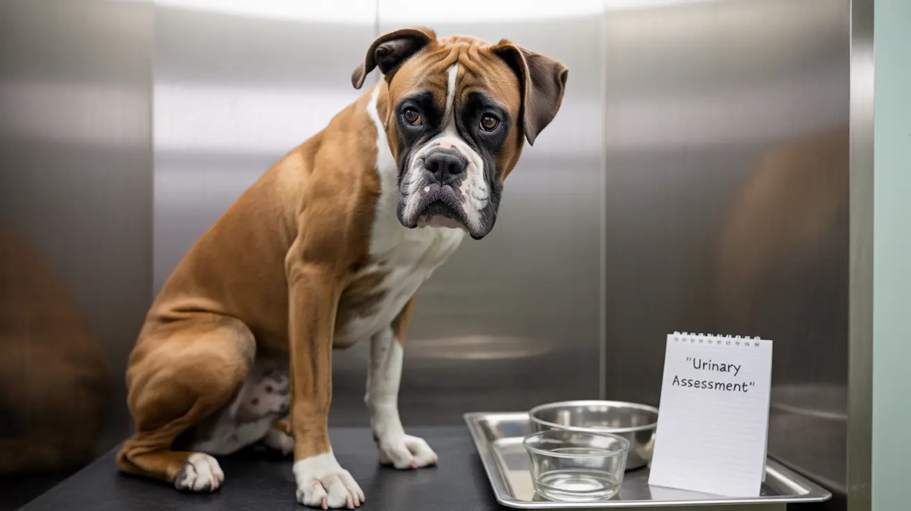 Mi perro no puede orinar: causas, síntomas y soluciones