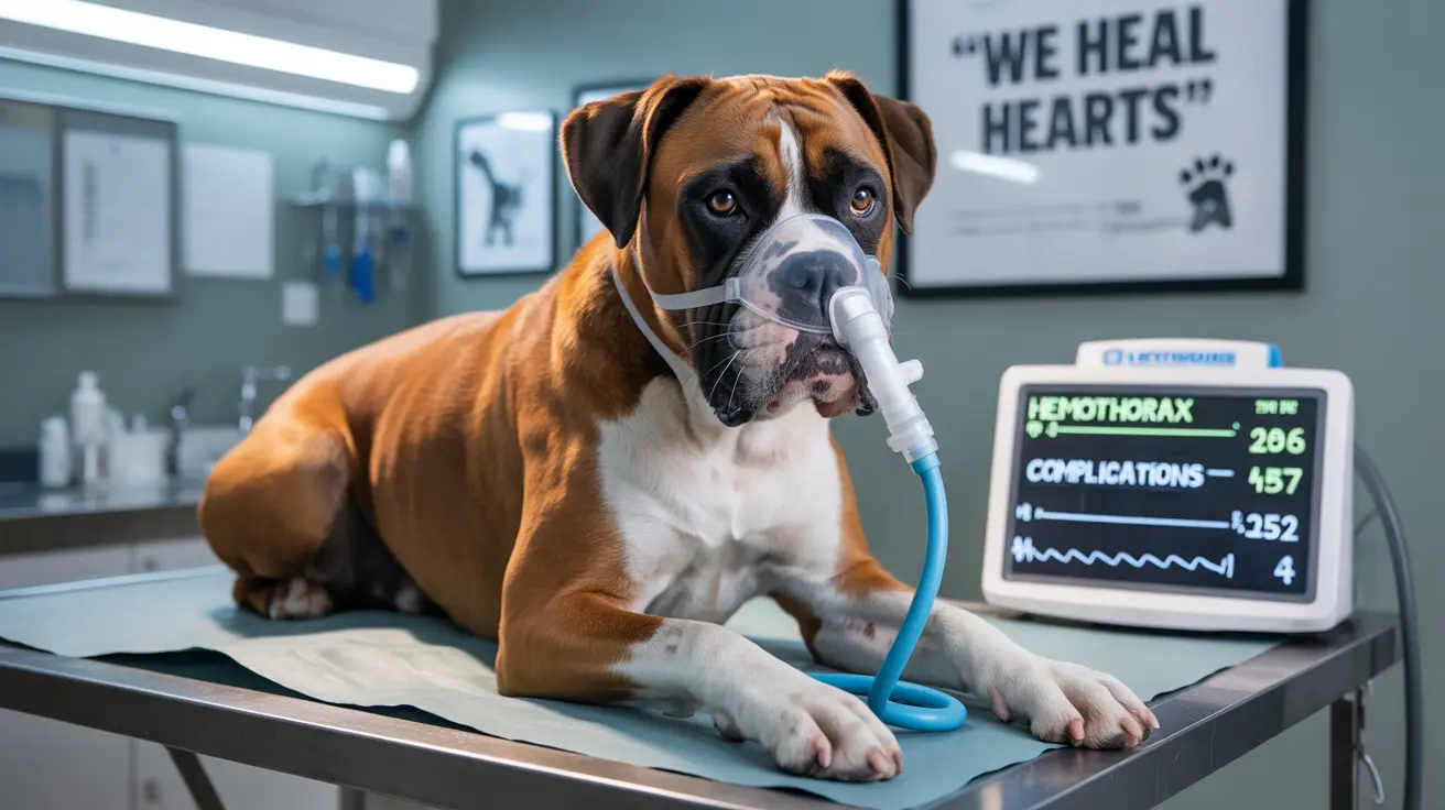 犬の血胸とは？原因・症状・治療法を徹底解説