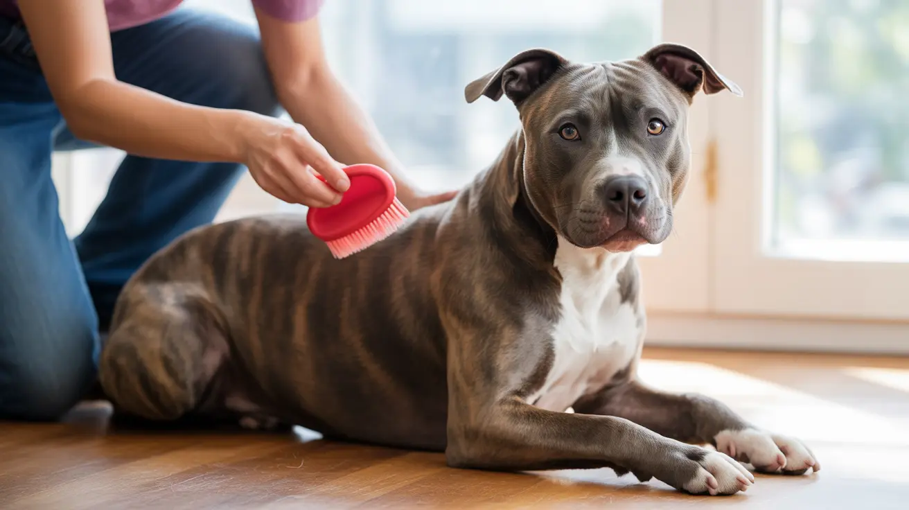 ピットブルの抜け毛：愛犬の被毛管理完全ガイド