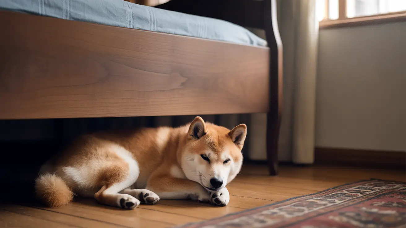 犬がベッドの下で寝る理由とは？その行動の心理と対策