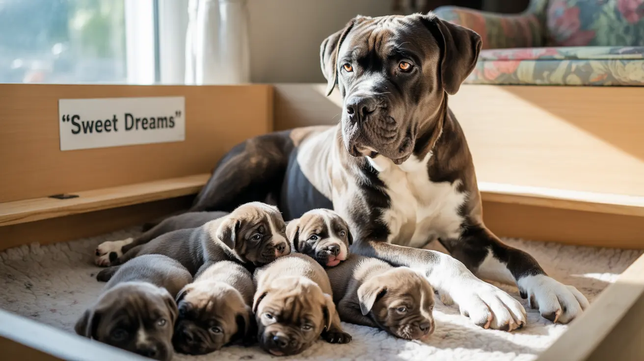 Taille moyenne d'une portée de Cane Corso