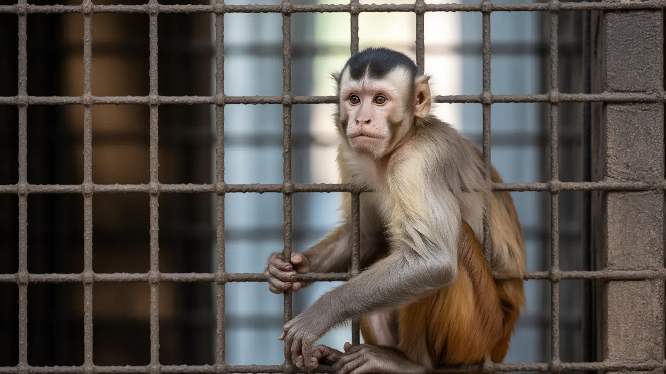 Des militants du Kansas demandent la libération d’un capucin détenu près de 20 ans dans une animalerie