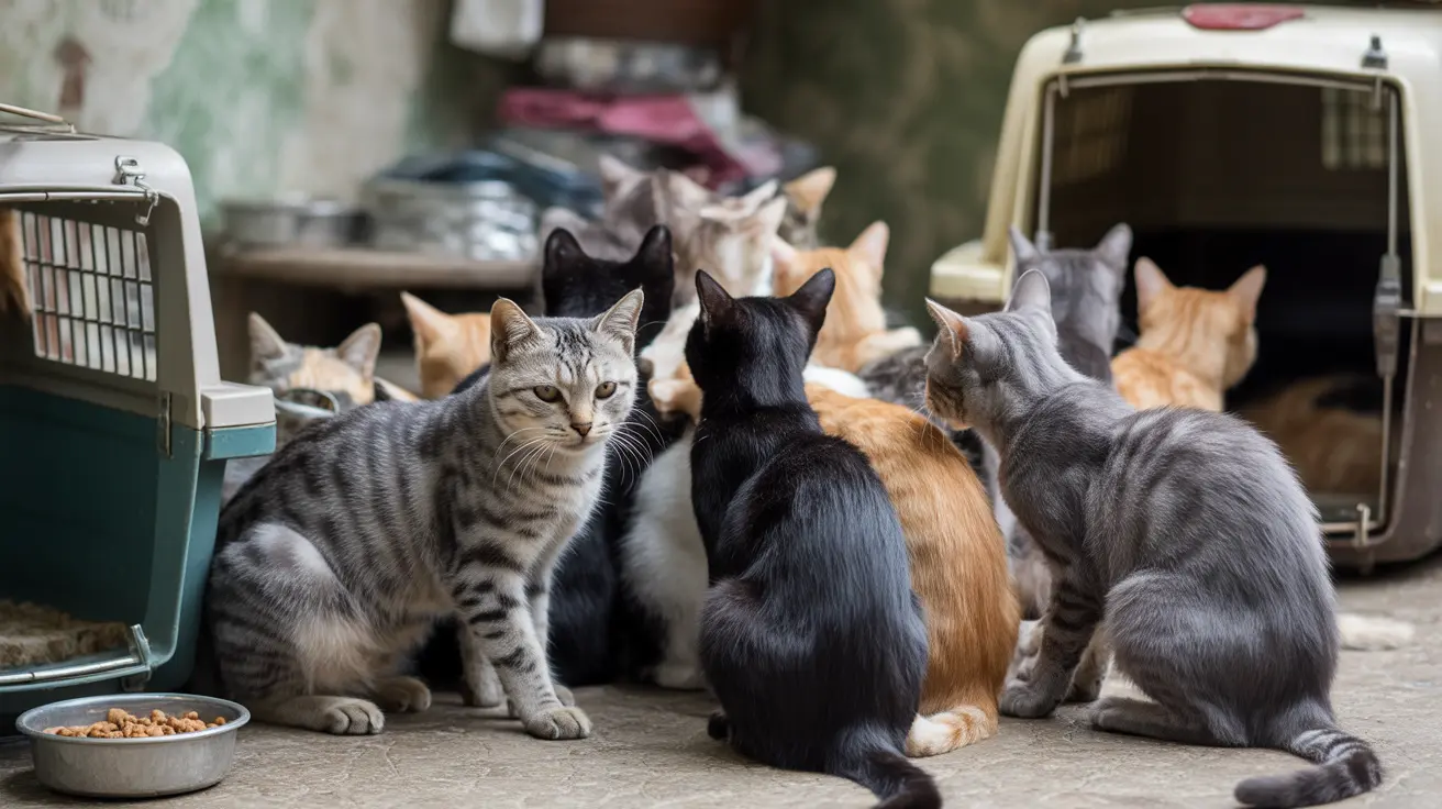 Rescued animals at an RSPCA animal rescue facility in the UK